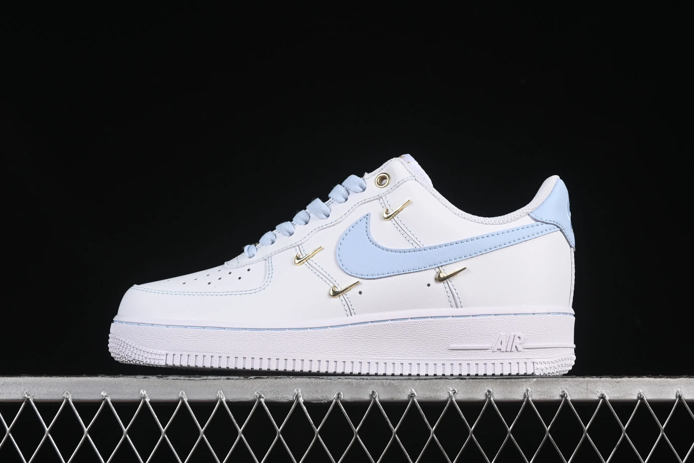 All Categories Nk Air Force 1 Air Force Series Nk Air Force 1 Low Air Force Low Nike Air Force 1'07 Low Official Popular Customization Two-Dimensional Theme Four Hook Sky Blue Air Force 1 Low-top Casual Sneakers ZH0316-084